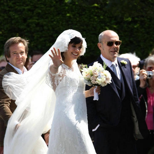 Udala se Lily Allen Lily Allen wedding 03 Udala se Lily Allen